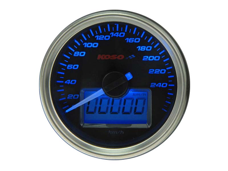 Koso Hastighetsmtare (D55, Black) 0-260km/h