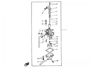 Yamaha Sprängskiss - Förgasaren Neos (97-01) - TK