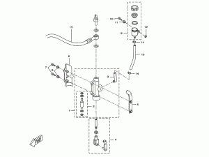 Yamaha Hydraulkolv (1D4F580E00)