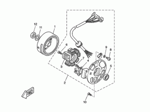 Yamaha Stator (3VP8140300)