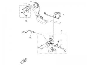 Yamaha Sprängskiss - Styrenheterna (Slider) 04-->