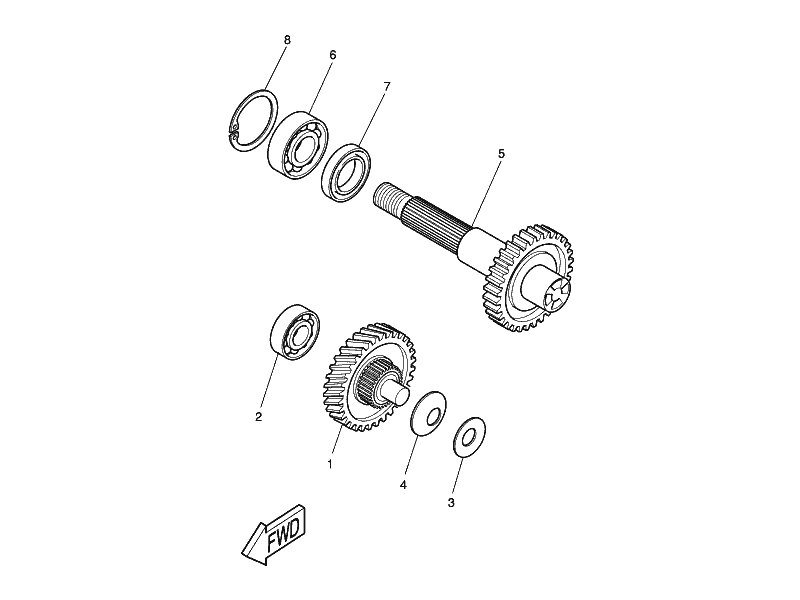 Yamaha Sprngskiss - Transmission (Minarelli - CW)