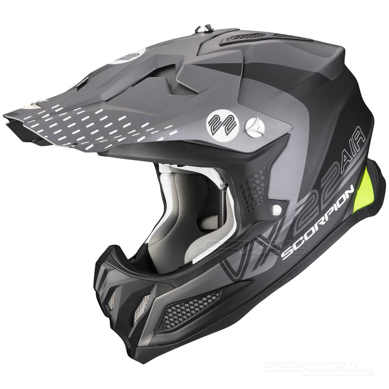 Scorpion VX-22 Motocrosshjlm (Ares) Sista storleken S