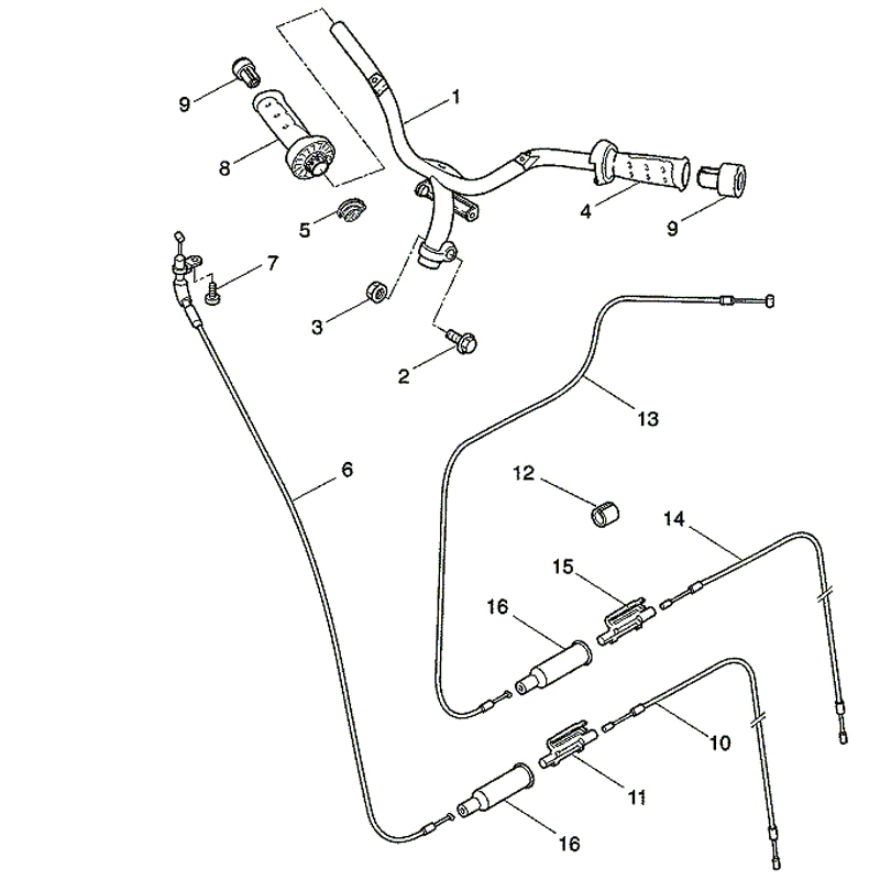 Yamaha Gashandtag (5BRF62401000)