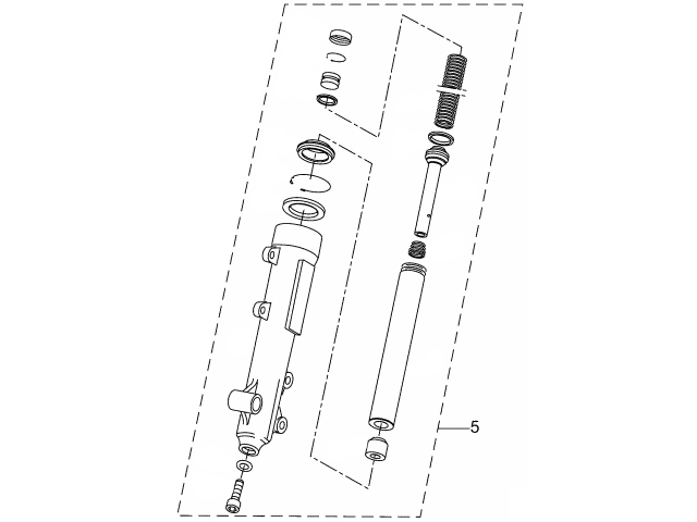 Yamaha Gaffellben (1S0F310200)