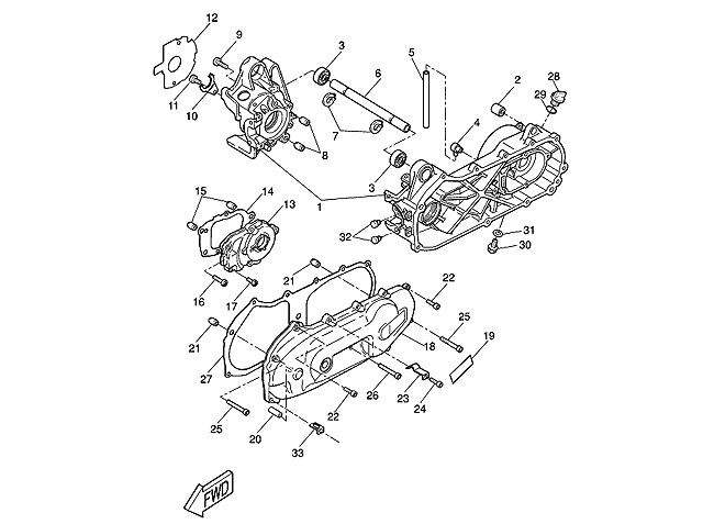 Yamaha Gummibussning (Original)