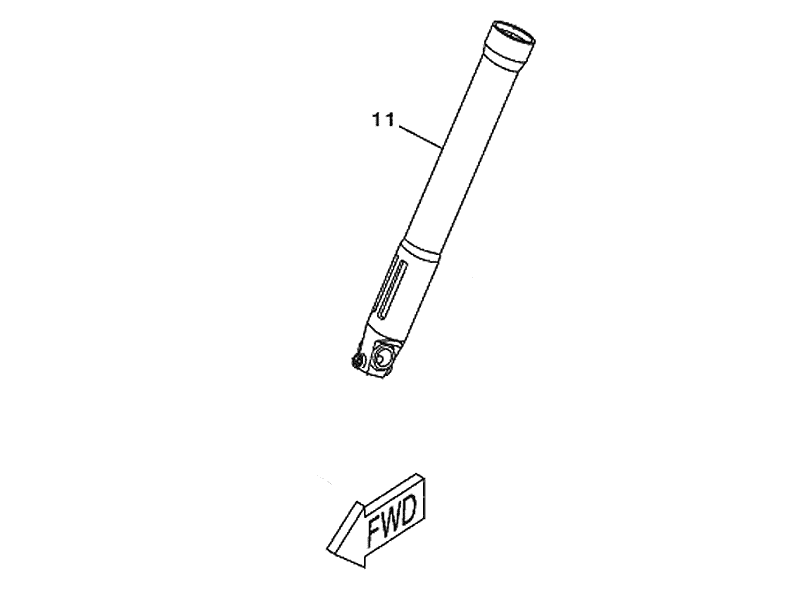 Yamaha Yttre gaffelben,hger (1D4F313600)