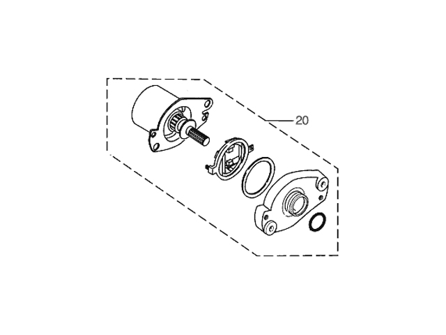 Yamaha Startmotor (4SBH180010)