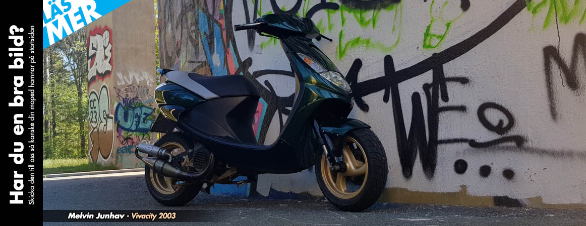 Startbild hos Twostroke som visar kunders mopeder